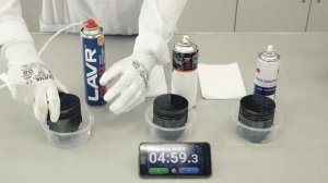 Пенная раскоксовка LAVR COMPLEX. Сравнительный тест на очищающую способность