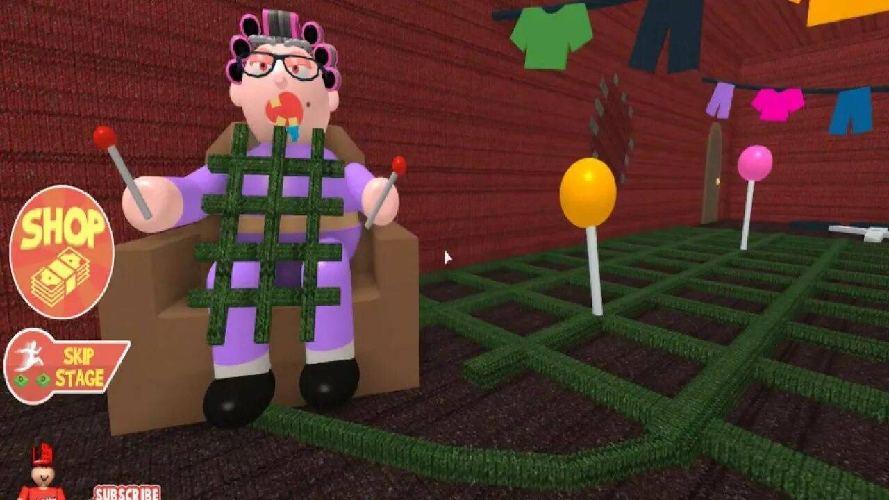 ПОБЕГ от БАБУШКИ в Roblox ОБНОВЛЕНИЕ Видео для детей детская игра ПРО БАБУШКУ в Roblox. смотреть онлайн