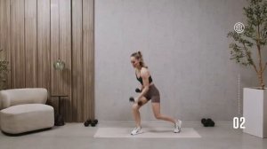 Heather Robertson 30MIN Full Body MetCon _ Metabolic Conditioning Workout with Dumbbells