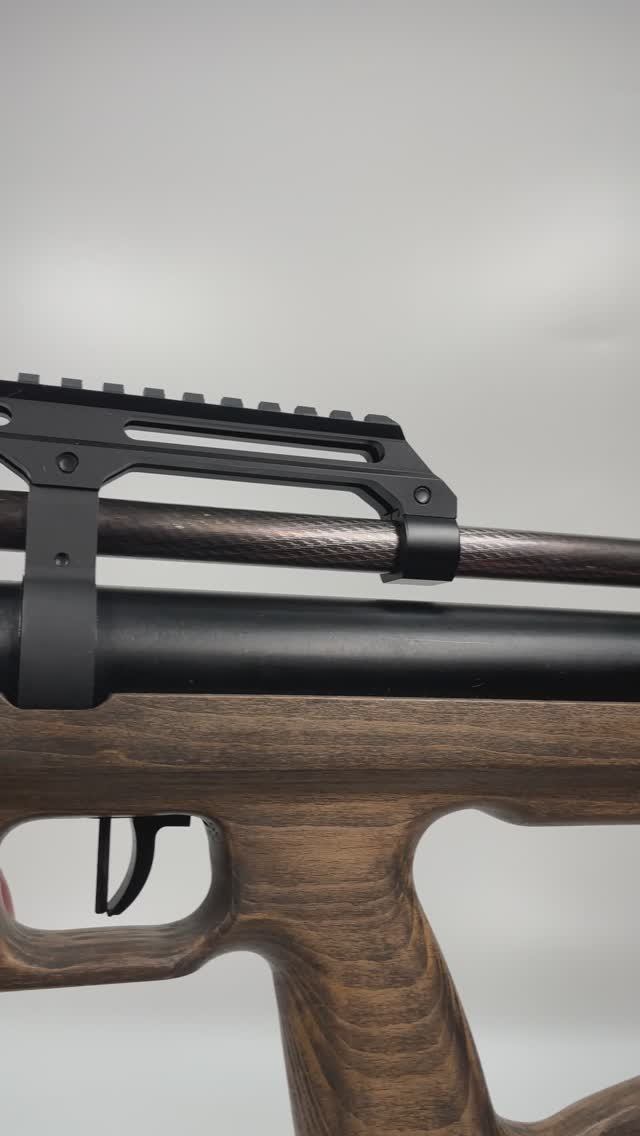 Пневматическая винтовка Krugergun Снайпер Буллпап 6.35 мм (580 мм. резервуар 510. прямоток. дерево)