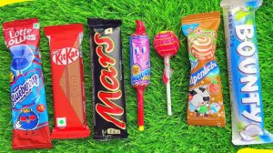 Мультики для малышей. Сладкие Мультики конфетки для детей. Марс, Баунти, чупачупсы для малышей