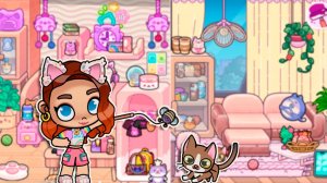 Квартира для любителей котиков 🐱 Дизайн Дома в Аватар Ворлд