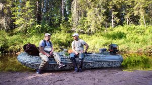 СПАСАЕМСЯ НА ОСТРОВЕ! РЫБАЛКА В ГЛУШИ. ПРИКЛЮЧЕНИЯ С ОТЦОМ. ЛОВИМ ХАРИУСА. Часть 1