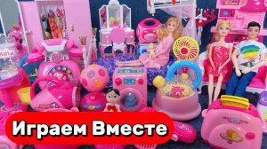 АСМР КУКЛЫ ИЗ МУЛЬТИКА БАРБИ ДЛЯ ДЕТЕЙ 🌸 КУКОЛЬНЫЙ ДОМИК И ИГРУШКИ ИЗ МУЛЬТИКОВ ДЛЯ ДЕТЕЙ