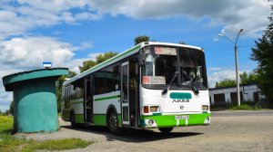 Автобус ЛиАЗ-5256.60 (О 833 УА 22). Покатушки по пригороду Барнаула. Вой моста RABA.