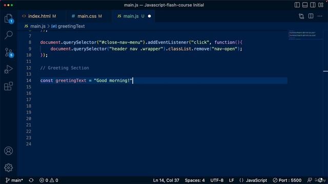 6. Project Greeting Your Users смотреть онлайн