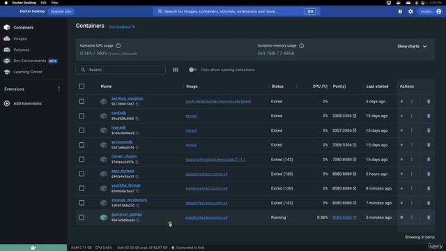 10. Running accounts microservice as a Docker container смотреть онлайн