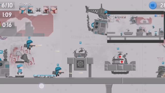 Я тайно вижу экран соперника (Гриши) в Clone Armies.