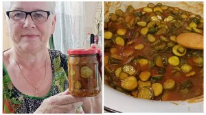 "Жизнь на пенсии".. Вкусные, хрустящие огурчики в Краснодарском соусе.