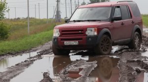 Land Rover Discovery 3 на 3UZ-FE — проехал грязь после дождя на пониженной!