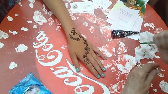 Как рисовать тату хной. Мехенди, Менди смотреть онлайн