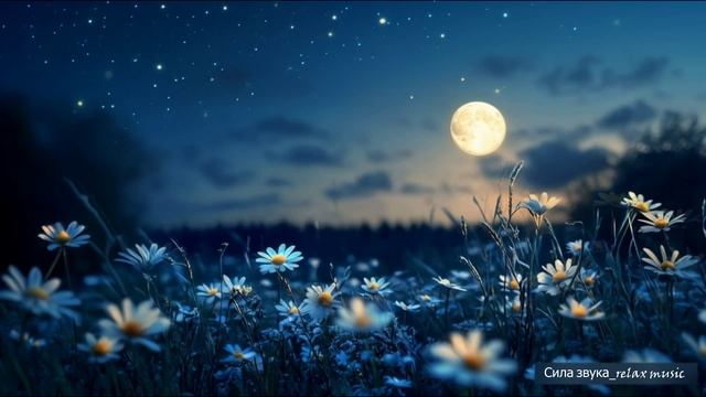 Расслабляющая музыка для сна. Музыка для медитации. Звуки сверчков, шум воды, колокольчики. смотреть онлайн
