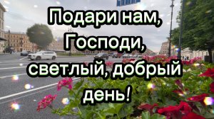 С добрым утром и хорошим днем! Подари нам, Господи, светлый, добрый день!