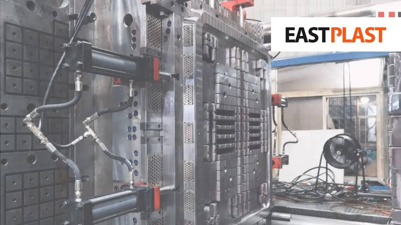 Термопластавтоматы HWAMDA HMD серии DU. Производство паллет смотреть онлайн