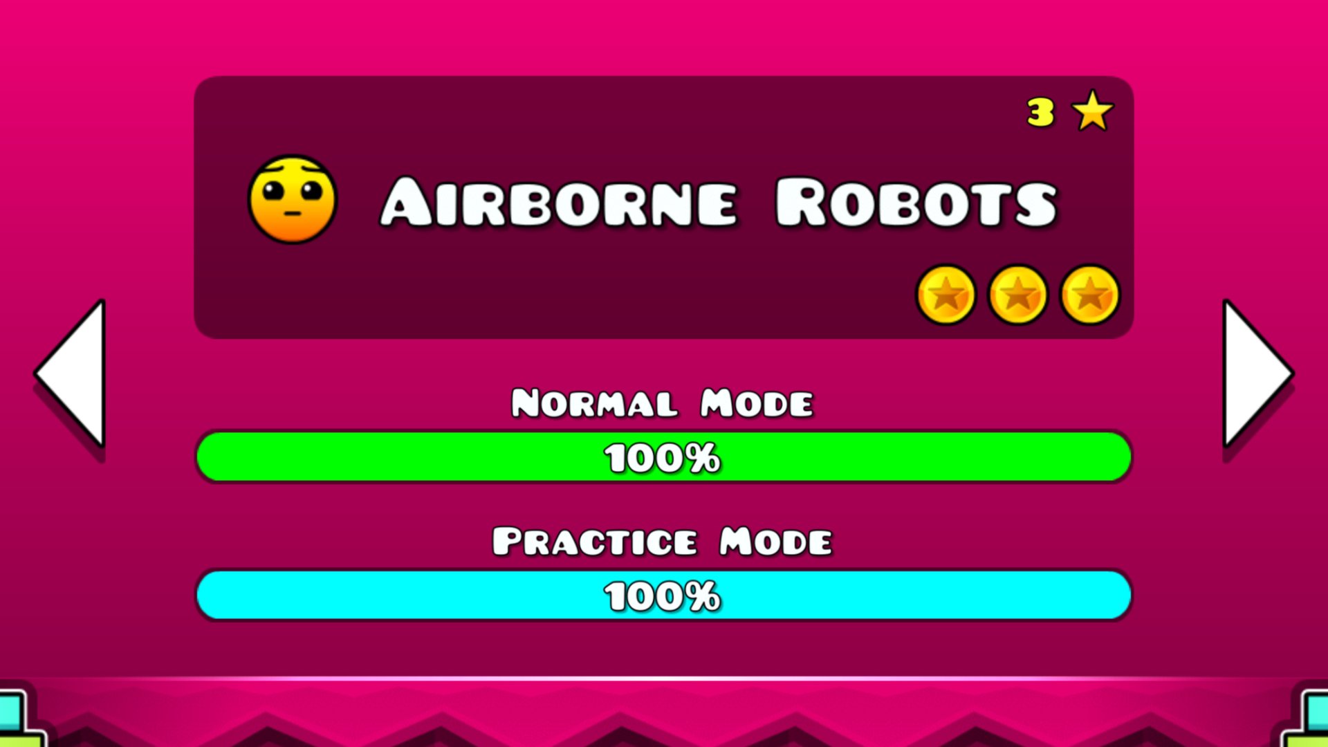 Прохождение уровня Airborne Robots в Geometry Dash Meltdown