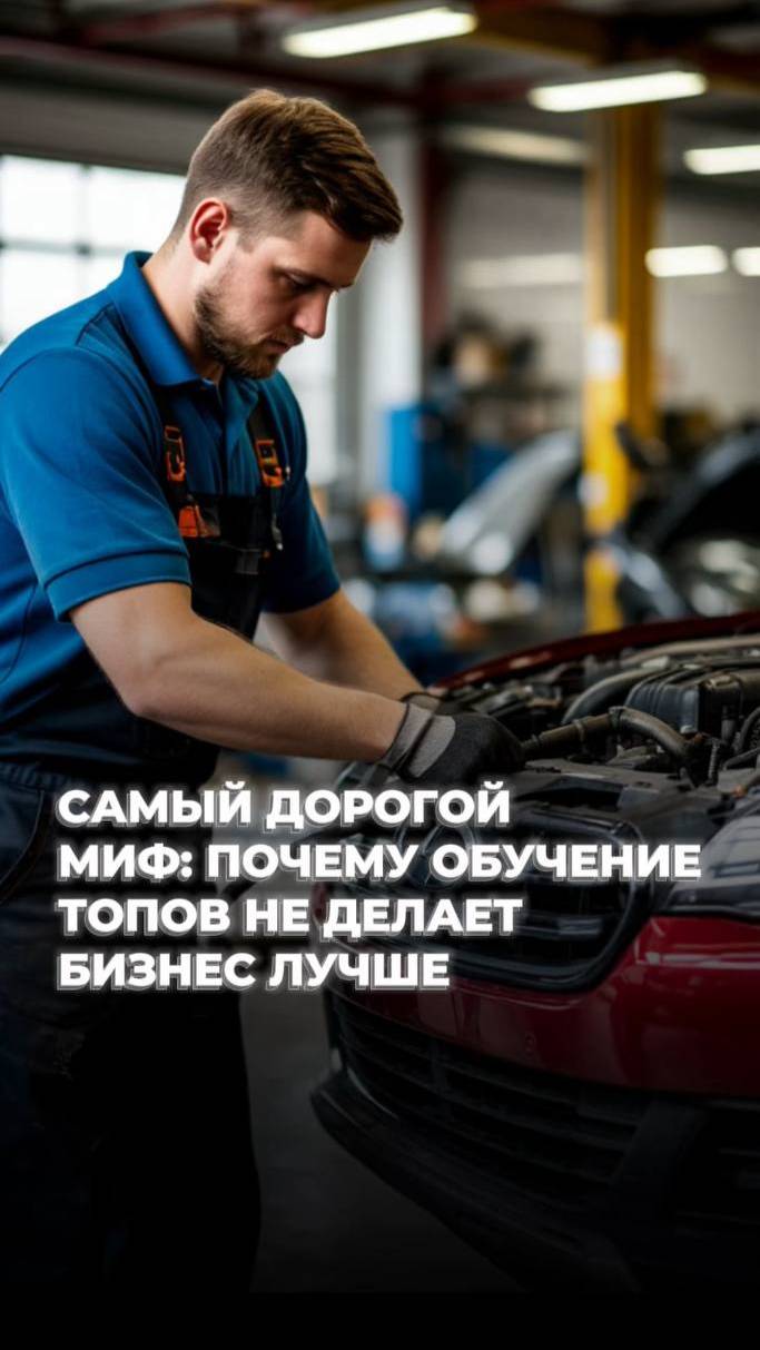 Самый дорогой миф: почему обучение топов не делает ваш автосервис лучше