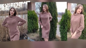 ✨️"Я  в моменте" ✨️Базовое платье с горлом спицами ✨️Мастер класс ✨️