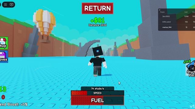 Я построел крутой самалёт в Roblox