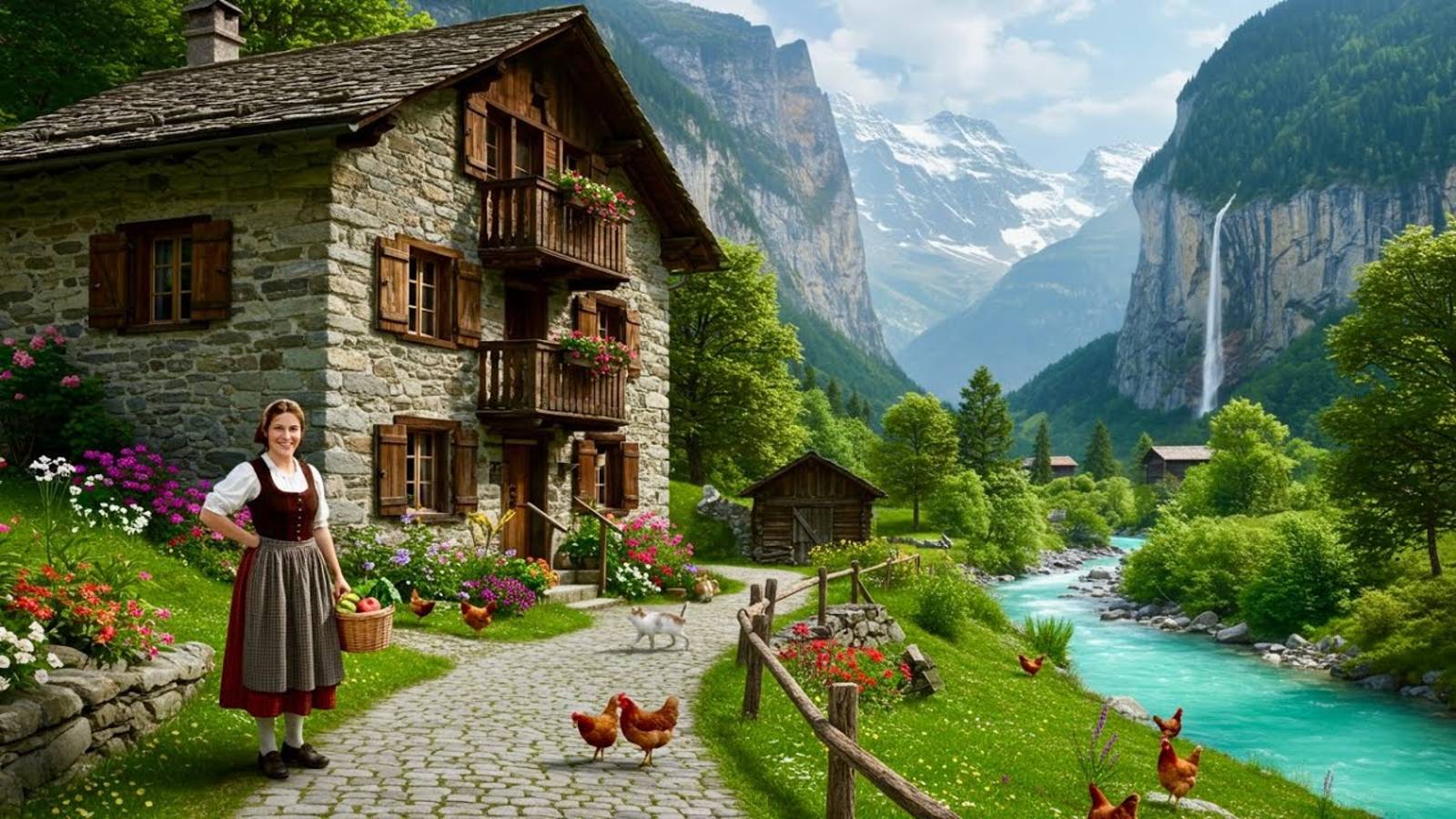 Жизнь в Швейцарии, каменные деревни. Самые красивые швейцарские деревни, настоящие сказочные места смотреть онлайн