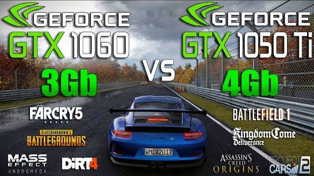 GTX 1050 Ti 4Gb vs GTX 1060 3Gb Test in 8 New Games смотреть онлайн
