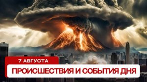 Катаклизмы за день 07.08.2025. Новости сегодня, ЧП, события дня!