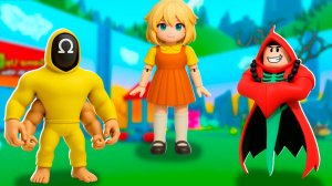 Тренер быстро меня прокачал в Эволюция кальмара / Squid Evolution Роблокс !