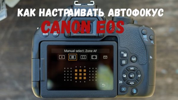 Как настраивать автофокус камер Canon EOS