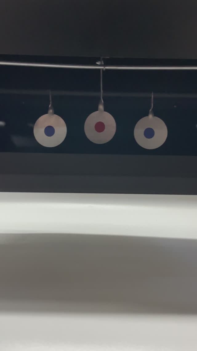 Мишень автоматическая с пулеулавливателем "Биатлон" 5 кругов (1,5 мм)