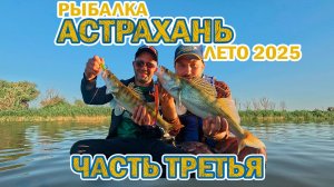Рыбалка Астрахань лето 2025 часть третья