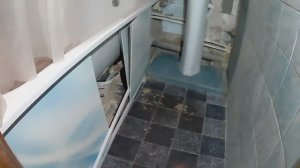 Подгонка  экрана под ванну.