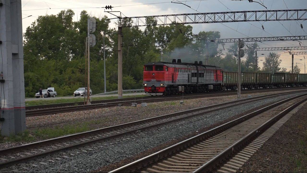 Тепловоз 2ТЭ10У-0253. Звук 10Д100.