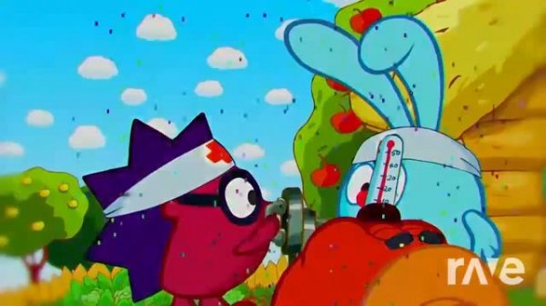 MelonKomar, Liloki, Bonnie Karpov, Smeshariki - Бедненький больной