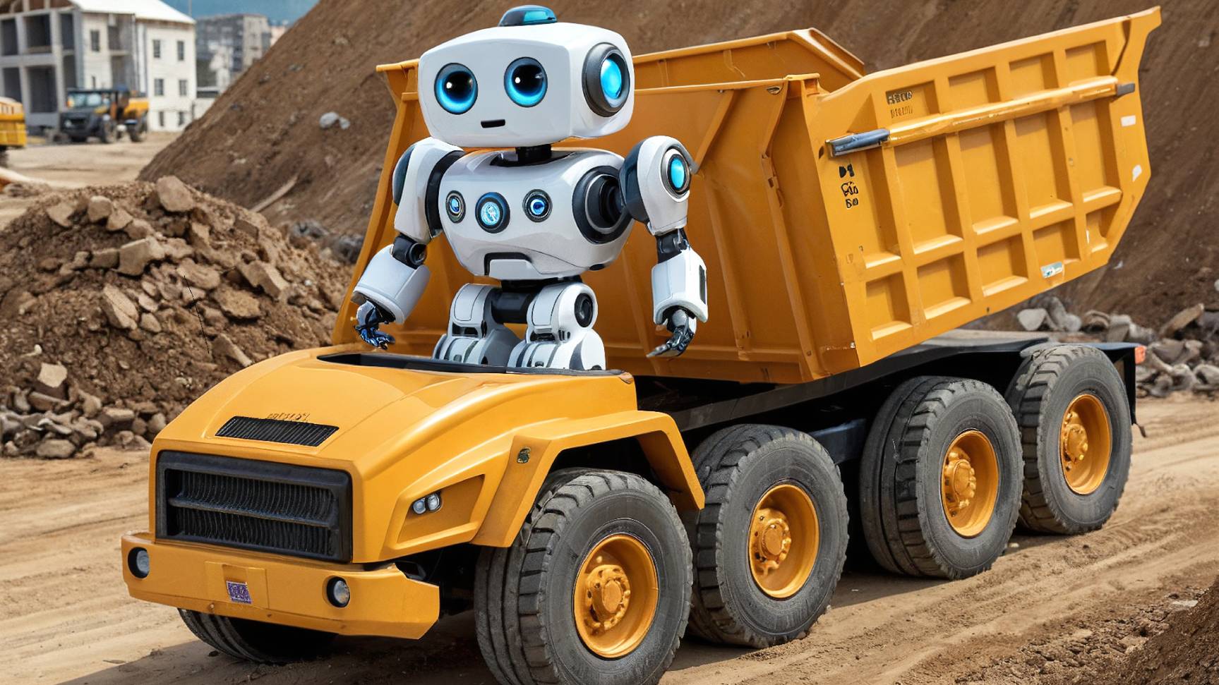 Песенка про РОБОТА на стройке | Песенка про машинки | Мультики про машинки смотреть онлайн