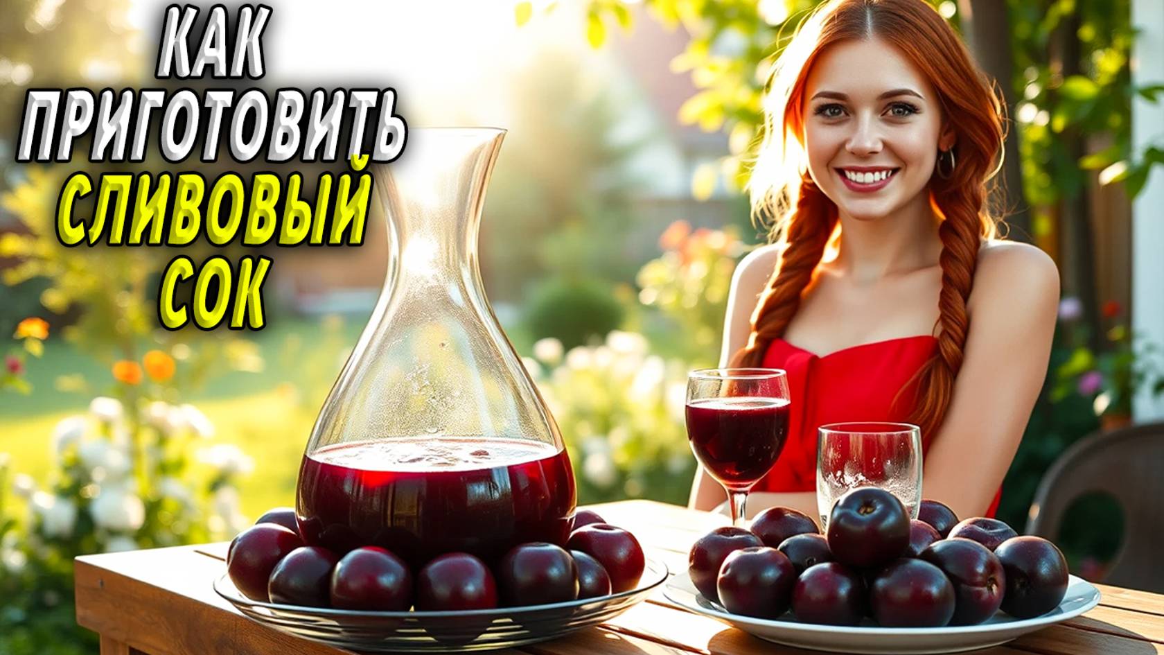 Как приготовить сливовый сок смотреть онлайн