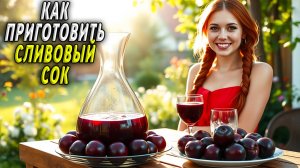 Как приготовить сливовый сок