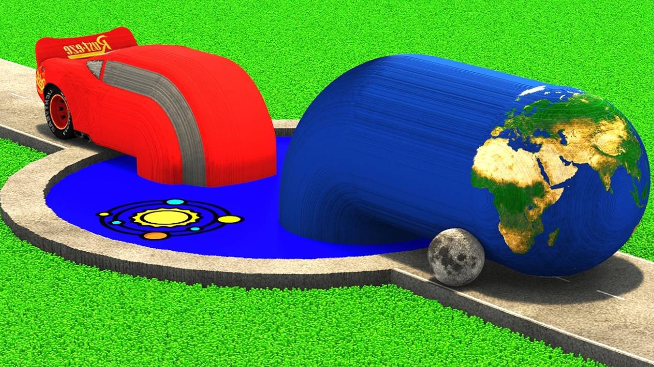 Мультики про машинки. Планета авто порталов и испытаний. Смотреть онлайн мультики для детей смотреть онлайн