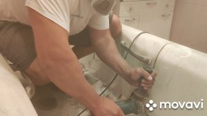 Вырез в чугунной ванне для инвалидов