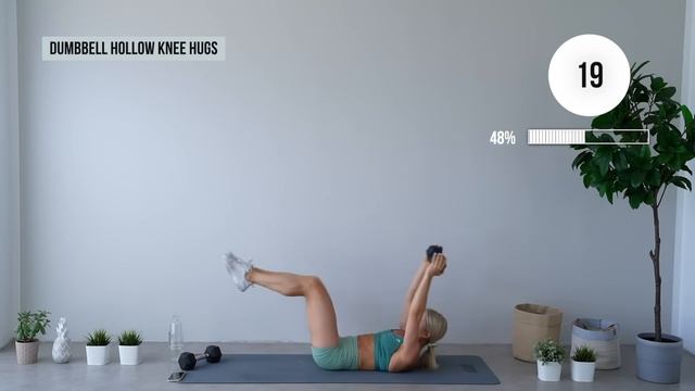 Growingannanas Calisthenics 60 MIN FIERCE FULL BODY HIIT, NO JUMPING Workout With Weights - No Noise