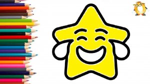 Мультик - раскраска для детей ЗВЕЗДА. Учимся как рисовать ЗВЕЗДУ вместе с детьми // ОБУЧАШКА ТВ