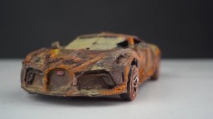 Реставрация модели BUGATTI LA VOITURE NOIRE.