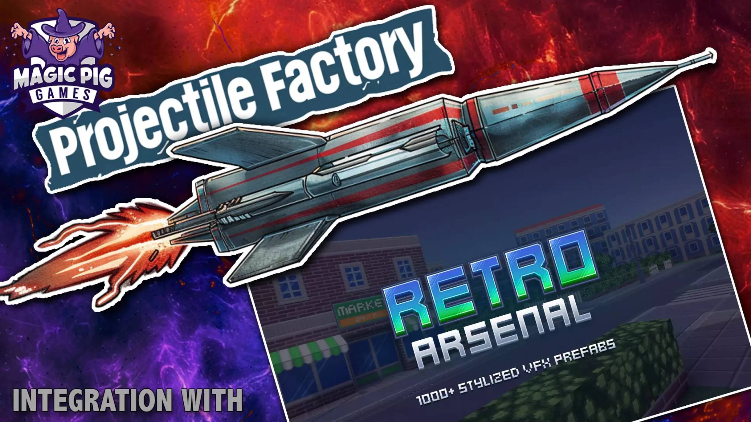 Asset Unity - Projectile Factory for Retro Arsenal by Archanor VFX смотреть онлайн