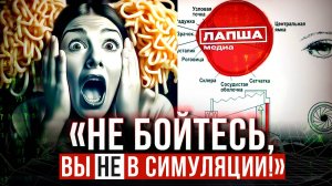 ● "МИР - НЕ СИМУЛЯЦИЯ?" (Честный Обзор на Статью "Лапша Медиа") [Логово]
