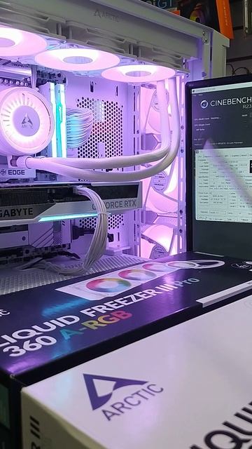Freezer III Pro 360 охлаждает AMD Ryzen 9 9950X3D на 3000 RPM и 2000 RPM смотреть онлайн