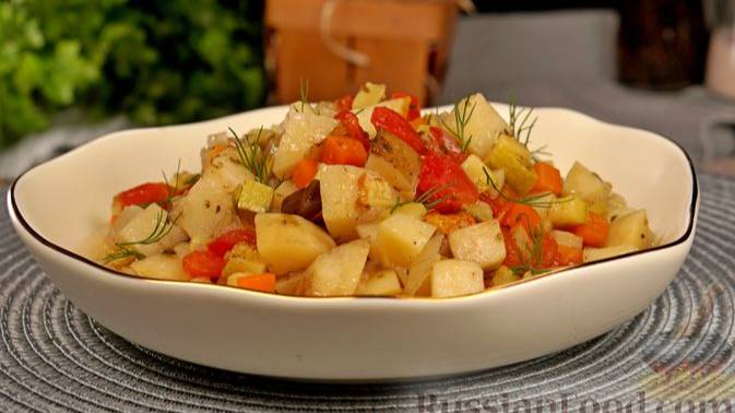 Как из печки! ОВОЩНОЕ РАГУ С КАБАЧКАМИ В ДУХОВКЕ