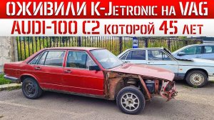 ОНА ПРОСТОЯЛА 20 ЛЕТ! ОЖИВЛЕНИЕ AUDI-100 которой 45 лет!