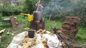 Мой новый воскопресс и воскотопка. Часть первая "Испытание"