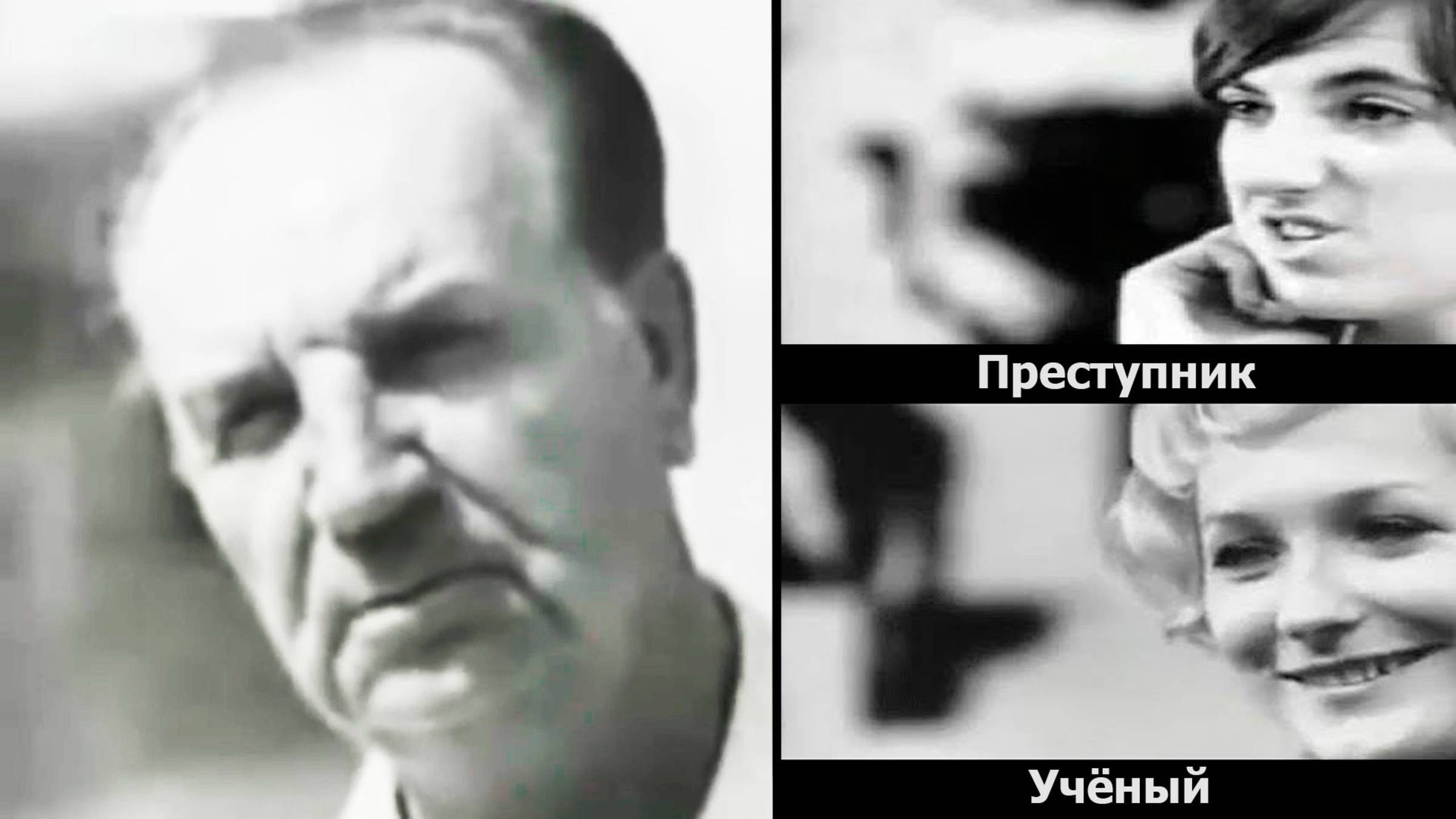 Стереотипы (Преступник / Учёный)