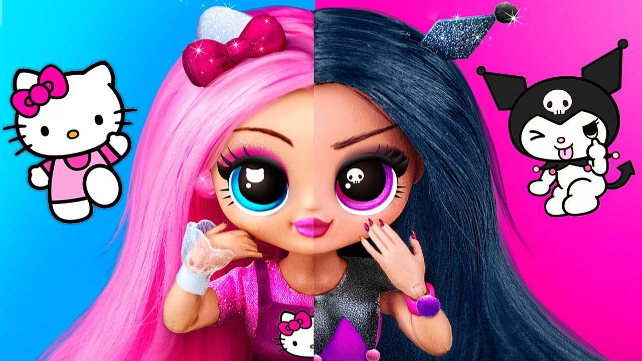 Хелоу Китти из ЛОЛ ОМГ - 10 идей для кукол!