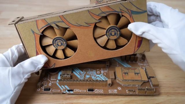 A PC built out of cardboard. смотреть онлайн