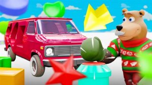 ИЗУЧАЕМ ВЕСЕЛО ФИГУРЫ 💥 Мультик для малышей 👶Ромб 🔷 Сердце❤️ Звезда⭐ Учим Формы